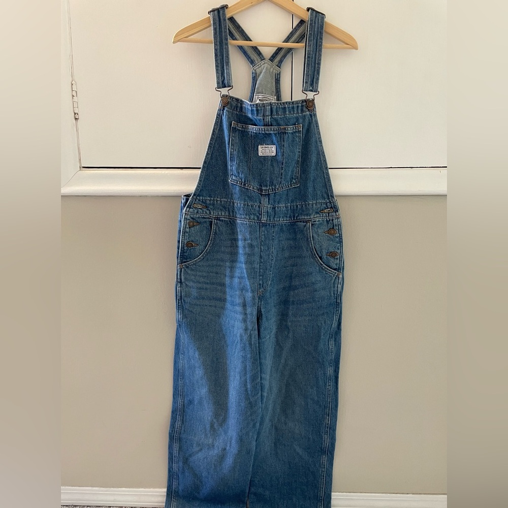 Levi's Blue Denim Overalls